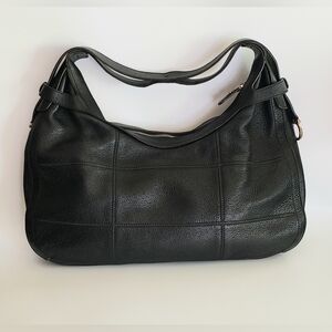 Salvatore Ferragamo Women's Black Leather Hobo Handbag Purse